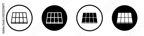 Tiles icon editable vector set