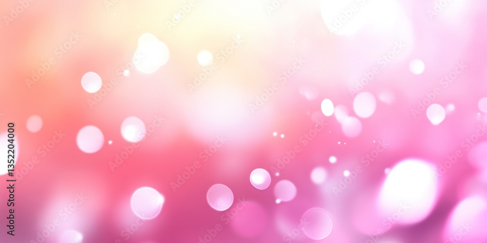 Abstract Bokeh Lights Background with Pink and Yellow Pastel Tones Abstract Bokeh Lights Background with Pink and Yellow Pastel Tones