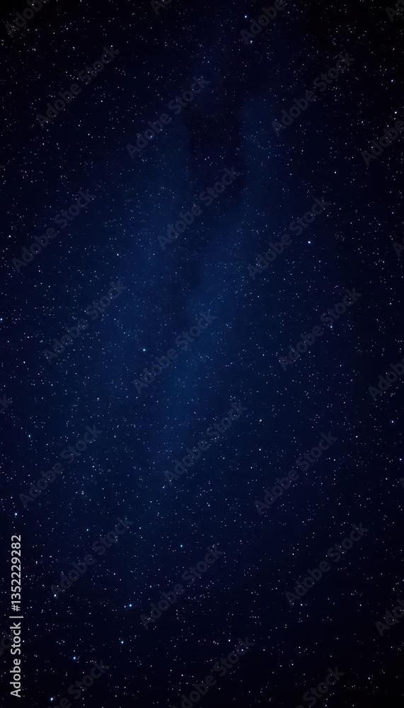 Fototapeta premium Vast, dark night sky filled with countless twinkling stars, glitter, astrophotography, galaxy