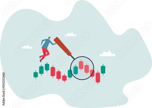 Technical analysis trader to analyze stock market or crypto currency data movement, trend analysis to take profit,character for design