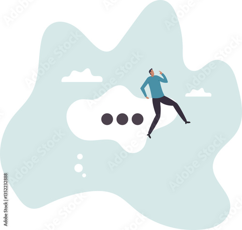 Think of solution, critical thinking to solve problem, focus on new idea, concentration or contemplation, skeptical or rational .character for design