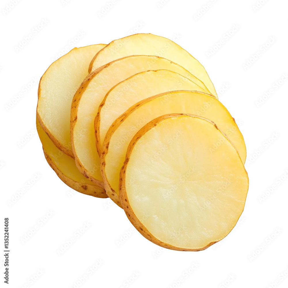 Sliced potatoes Sliced potatoes