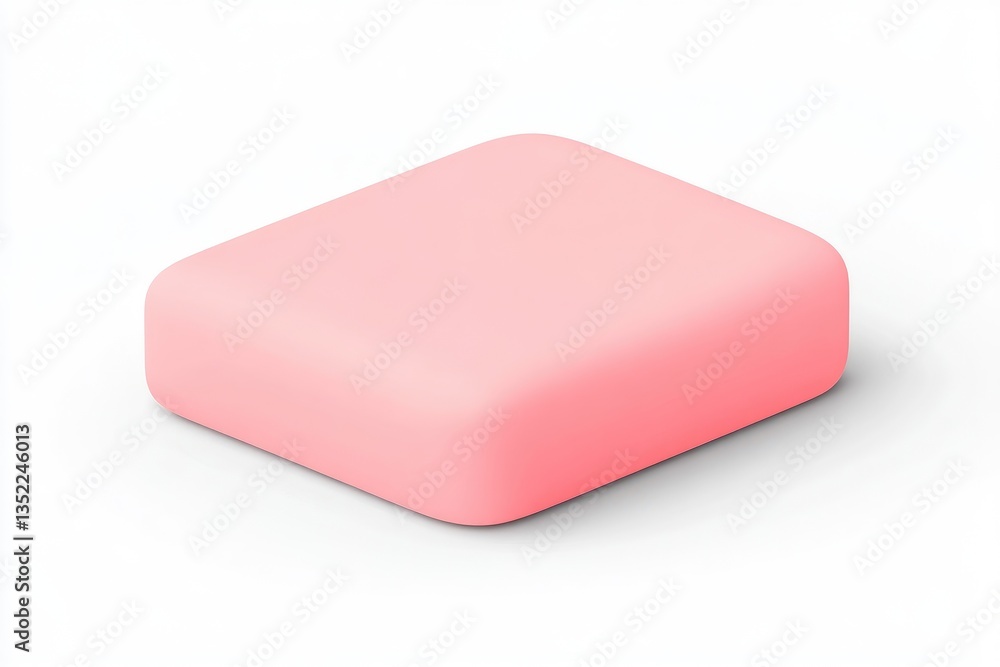 Pink square, smooth, 3D, solid, product, display, mock-up Pink square, smooth, 3D, solid, product, display, mock-up