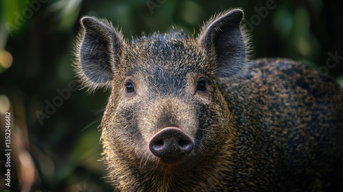a wild boar in the wild 