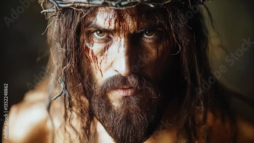 Powerful portrayal of Jesus Christ during his final moments in an emotional setting