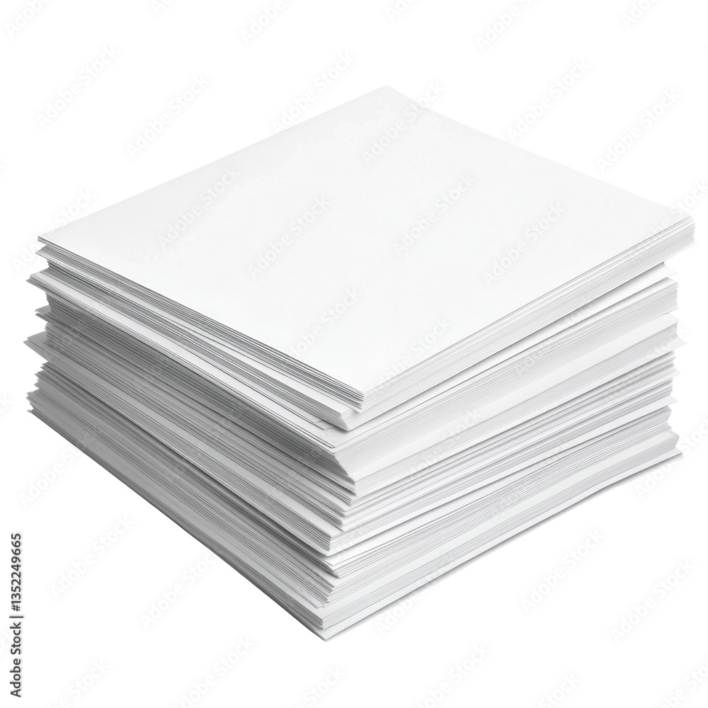 Stacked pile of white sheets Stacked pile of white sheets