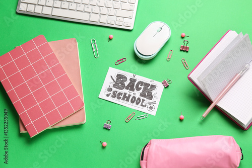 Card with text BACK TO SCHO...