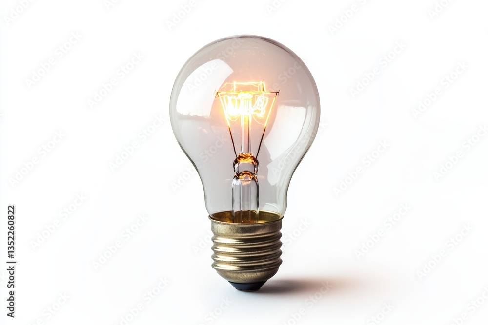 a light bulb with a glowing filament a light bulb with a glowing filament