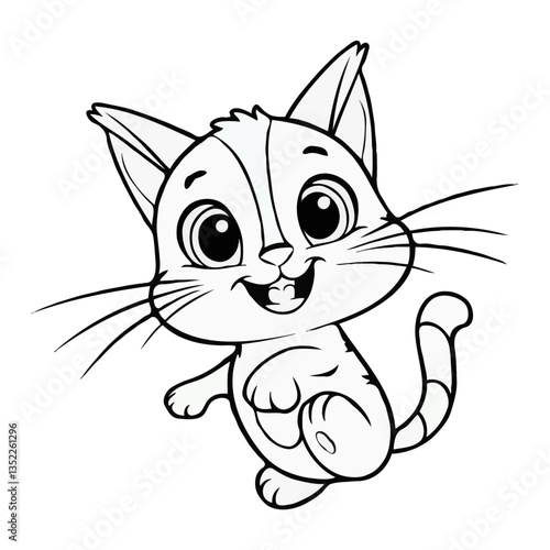 Adorable cartoon puppy and bunny in a playful, hand-drawn style—big eyes, floppy ears, friendly smiles, and charming details in a simple black-and-white ink sketch.