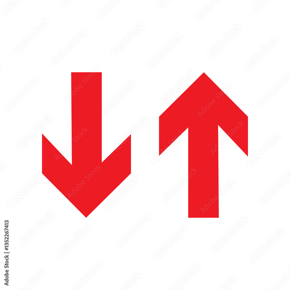 up down arrow sign up down arrow sign