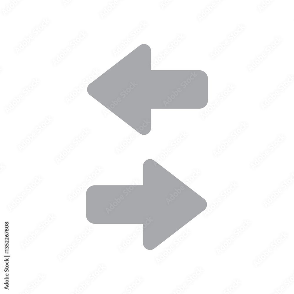 right left arrow icon design illustration right left arrow icon design illustration