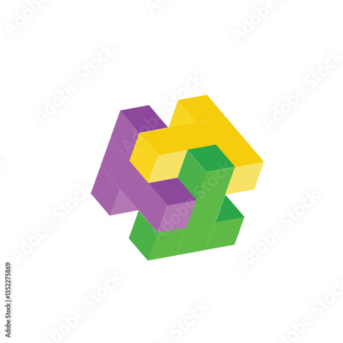 3D Colorful Logo for Branding & Marketing