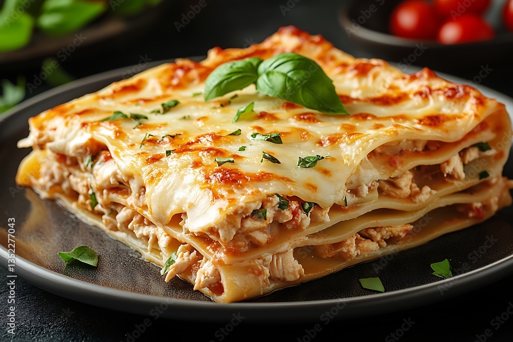 Chicken Lasagna Slice. Chicken Lasagna Slice.