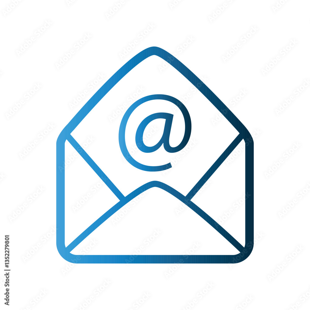 Envelope icon design template