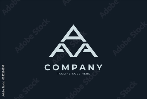 Triple A Monogram Logo. letter AAA design logo inspiration. vector illustration