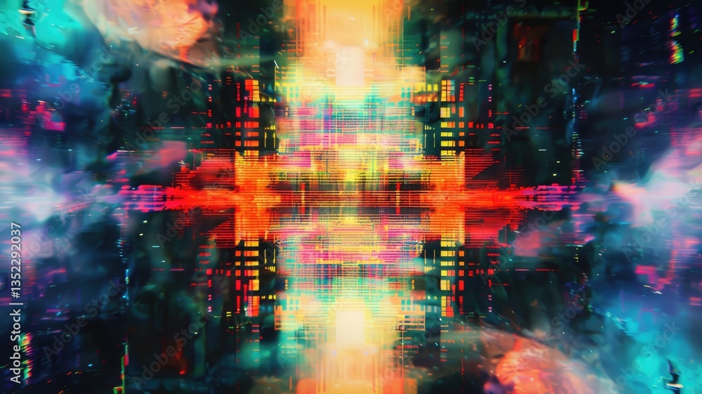 This vibrant abstract digital animation features a dynamic interplay of colors and patterns, creating a captivating visual experience perfect for creative projects. This vibrant abstract digital animation features a dynamic interplay of colors and patterns, creating a captivating visual experience perfect for creative projects.