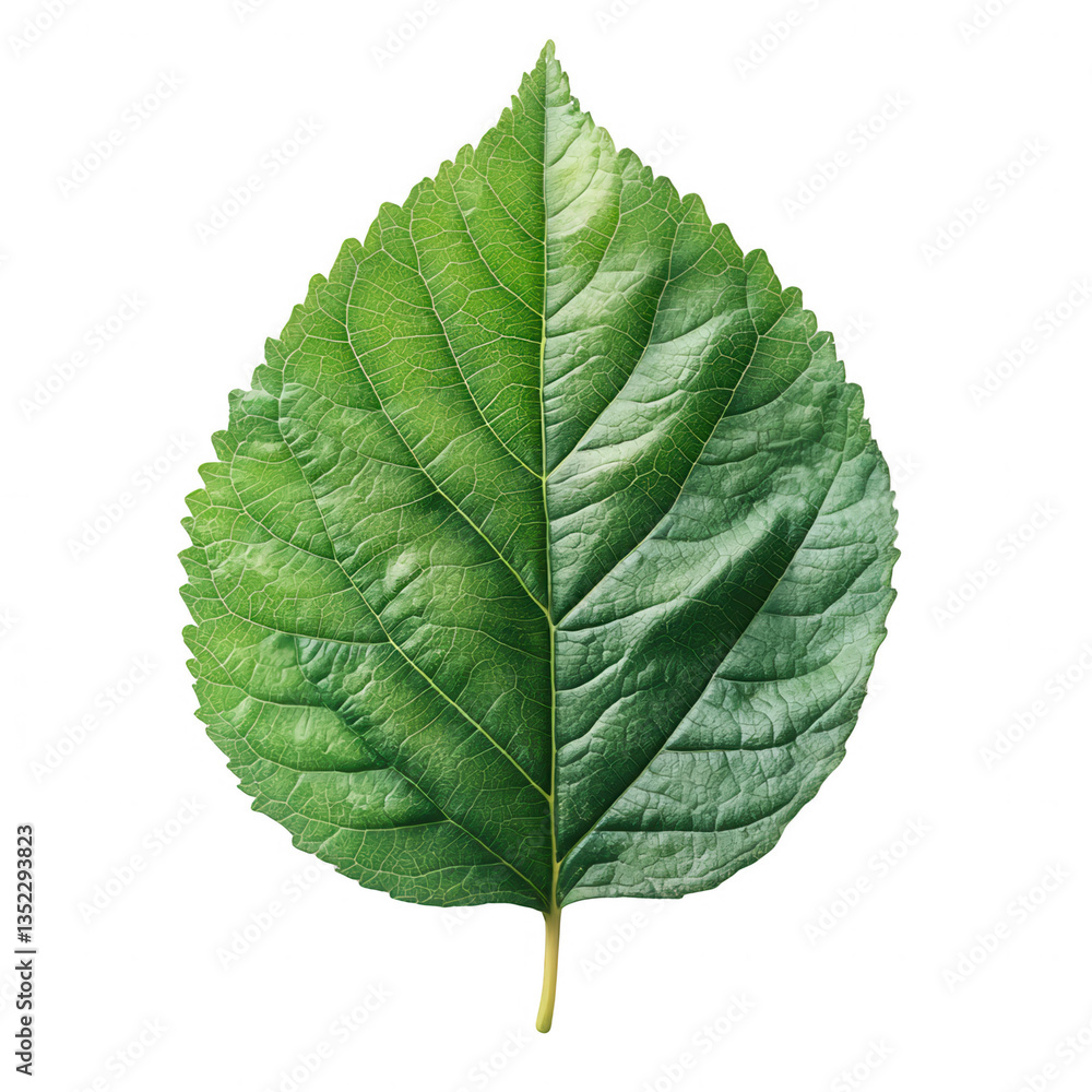 Obraz premium green leaf isolated on transparent background