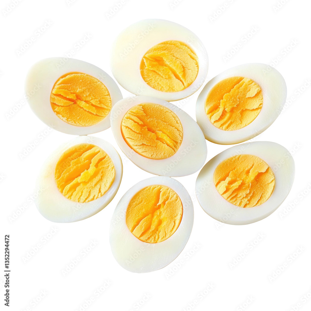 slices of egg slices of egg