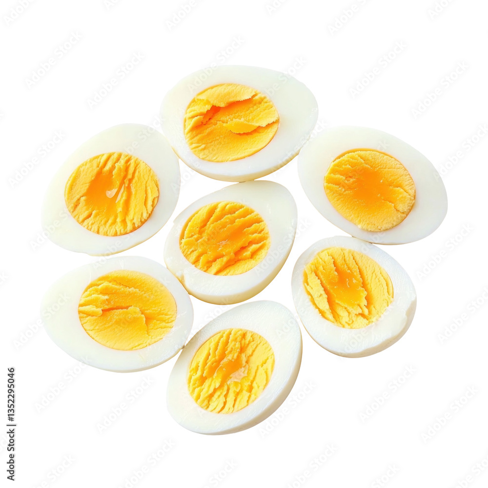 slices of egg slices of egg