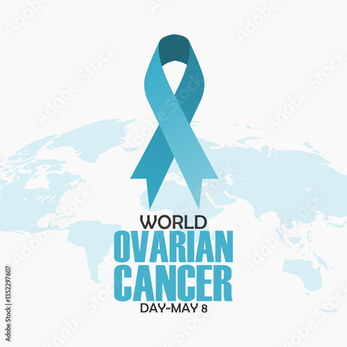 Vector graphic of World Ovarian Cancer Day ideal for World Ovarian Cancer Day celebration.