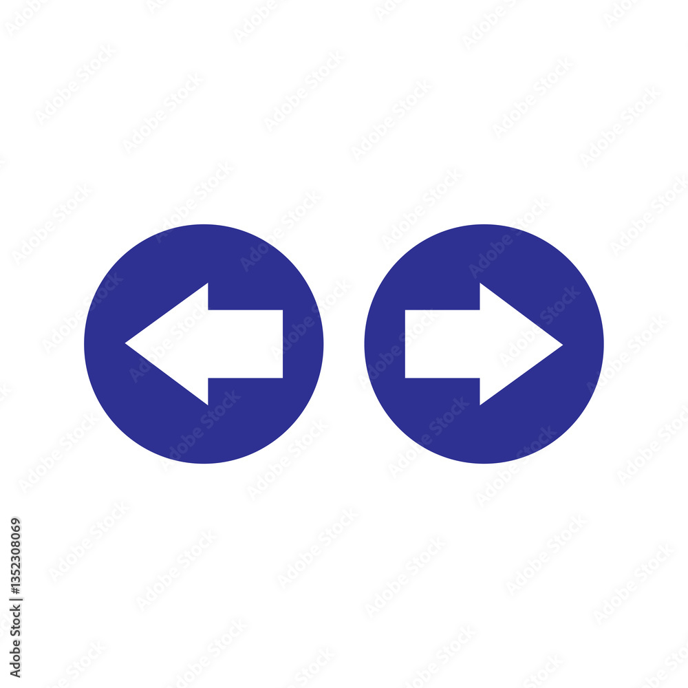 right left arrow icon design illustration right left arrow icon design illustration
