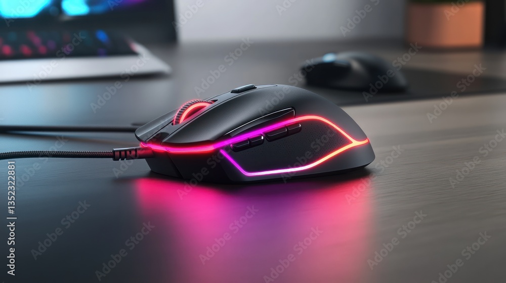 RGB Gaming Mouse: High-Performance Wired Peripheral for PC Gamers