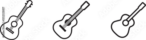Guitar Icons for Music and Artistic Expressions