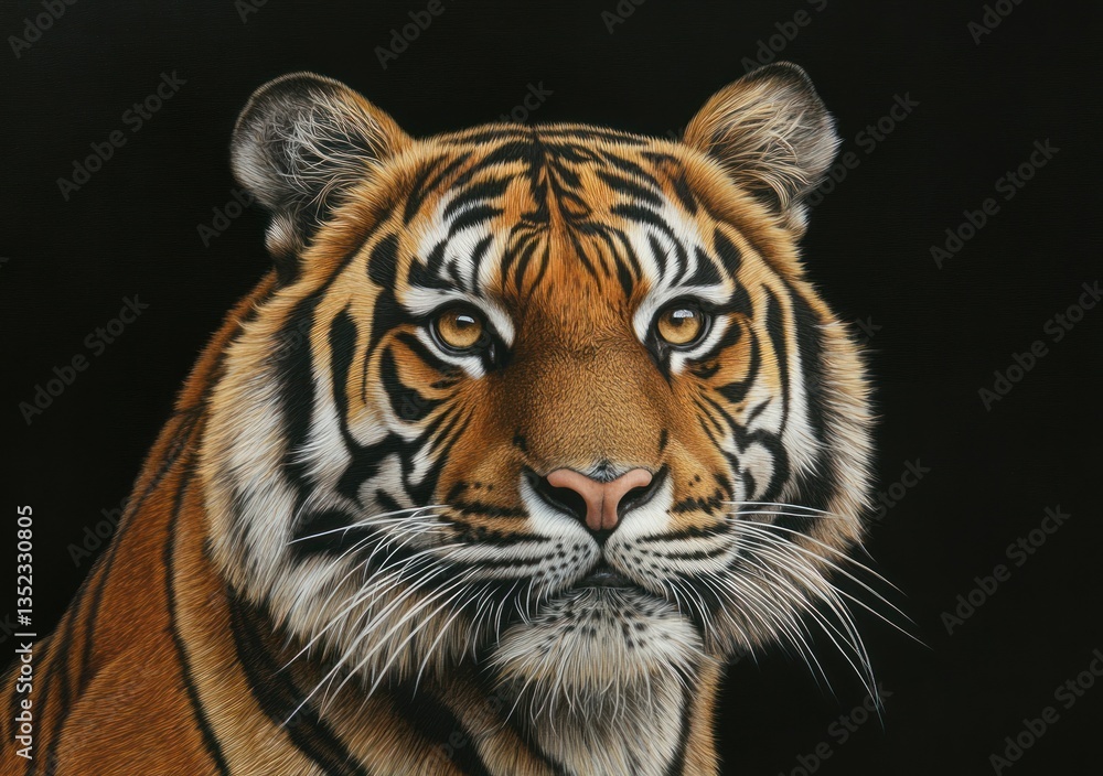 Fototapeta premium Tiger front view 