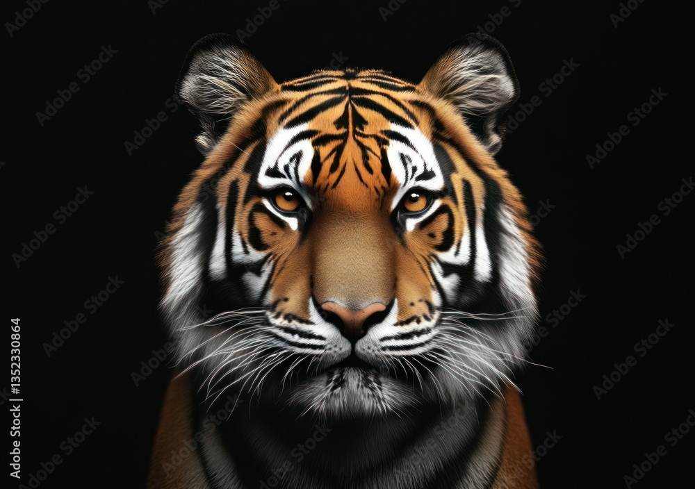 Fototapeta premium Tiger front view 