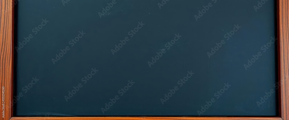 Close-up of a textured blackboard with a dark brown wooden frame, element, grungy, stock photo Close-up of a textured blackboard with a dark brown wooden frame, element, grungy, stock photo