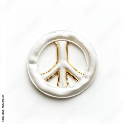 Art Peace Ribbon View Satin Pin King Gold Day Luther