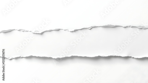 Wallpaper Mural torn paper background, ripped paper, white paper texture, paper background, illustration Torontodigital.ca