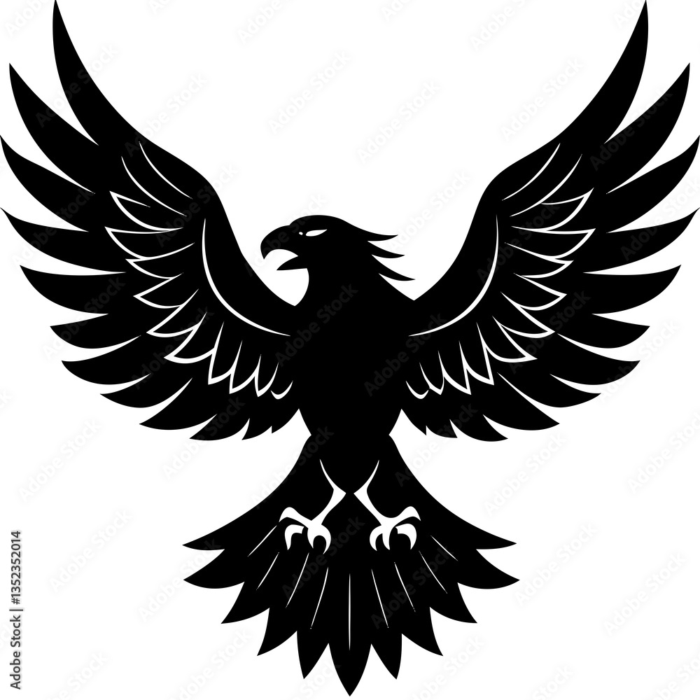 Fototapeta premium Eagle Silhouette