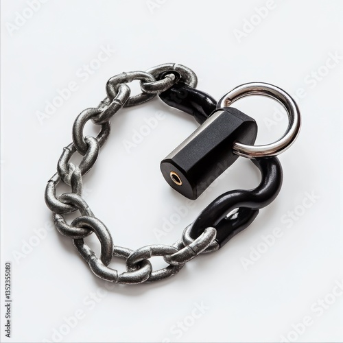 Wallpaper Mural Generic Bike Lock Overview Background. Black Padlock Torontodigital.ca