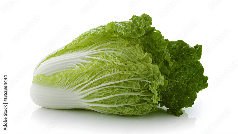 whole napa cabbage with tightly layered, crinkled green leaves whole napa cabbage with tightly layered, crinkled green leaves