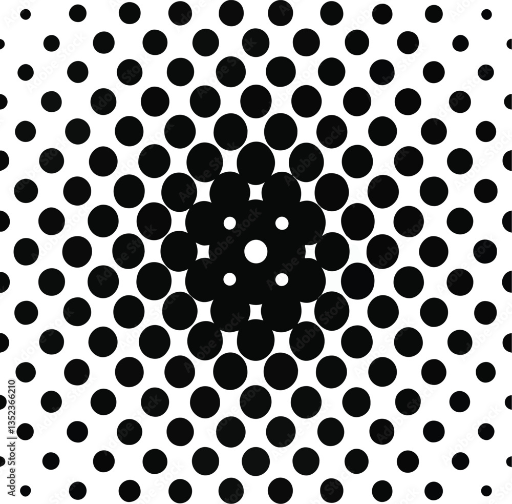 black and white dots black and white dots
