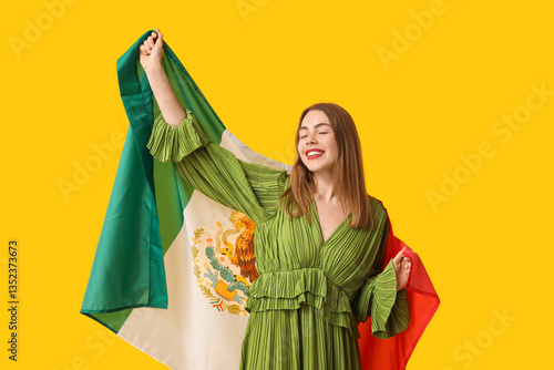 Beautiful young woman with ...
