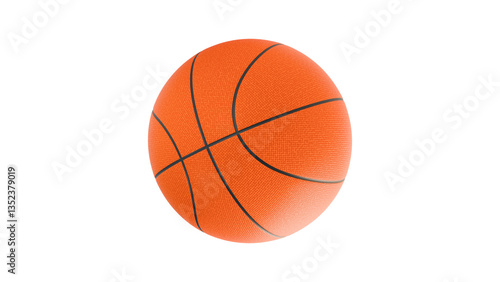 Basketball ball isolated on...