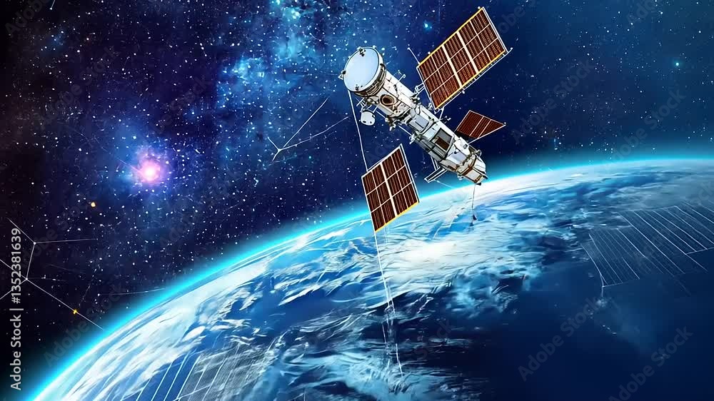 Satellite Orbiting Earth: A Stunning View of Space Exploration Satellite Orbiting Earth: A Stunning View of Space Exploration