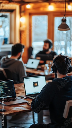 Team Collaboration Modern Workspace