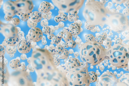interconnected porous molec...