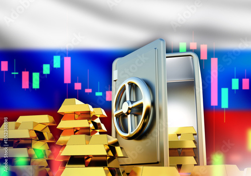 Russia gold reserves. Safe ...