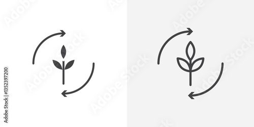 Alternative energy Icon set. vectors for apps and website designs