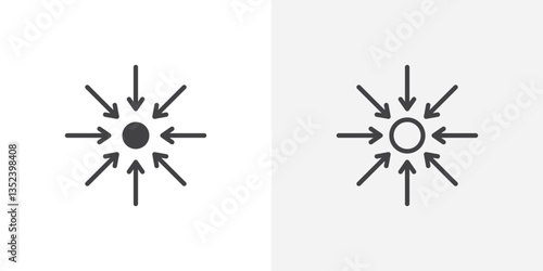 Centralized Icon set. vectors for apps and website designs
