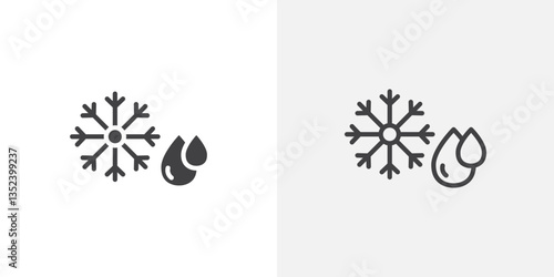 Defrost Icon set. vectors for apps and website designs