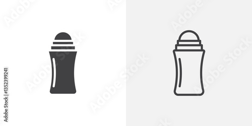 Deodorant Icon set. vectors for apps and website designs