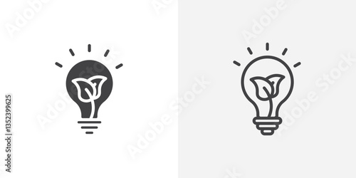 ECO Energy Icon set. vectors for apps and website designs