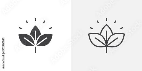 High fiber food Icon set. vectors for apps and website designs