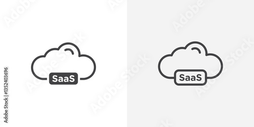 SaaS Icon set. vectors for apps and website designs
