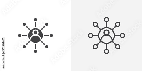 Stakeholders Icon set. vectors for apps and website designs